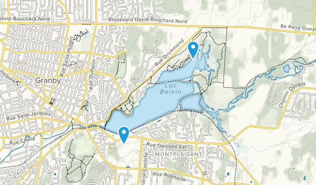 Granby, Quebec Map