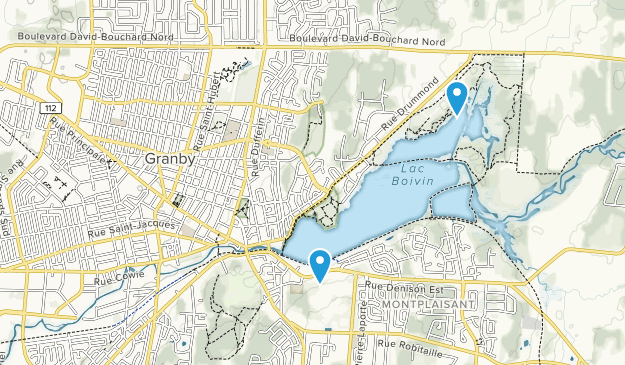 Granby, Québec Map