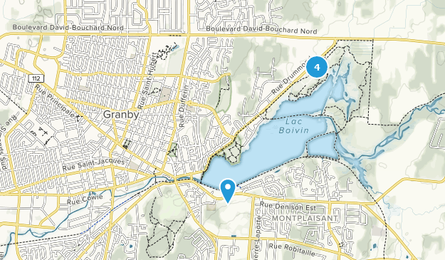 Granby, Québec Map