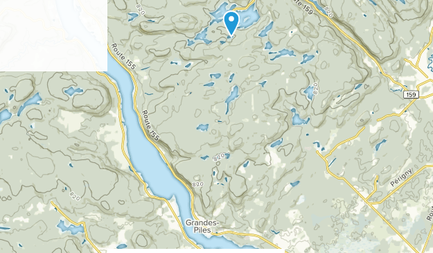 Grandes-Piles, Quebec Map