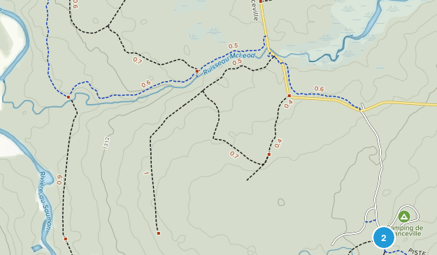 Hampden, Quebec Map