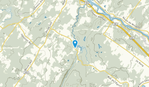 Kingsbury, Quebec Map