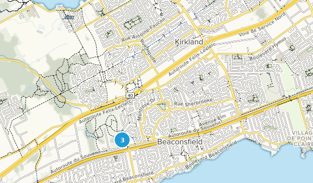 Kirkland, Québec Map