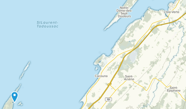 L'Isle-Verte, Québec Map