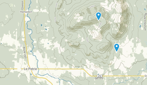 La Patrie, Quebec Map