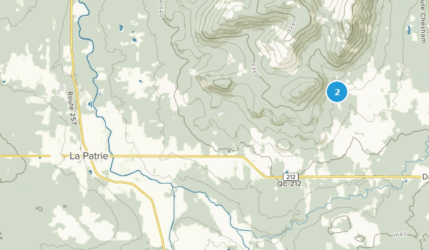 La Patrie, Québec Map