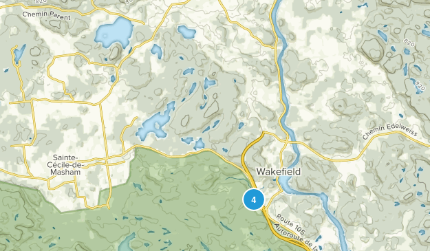 La Pêche, Quebec Map