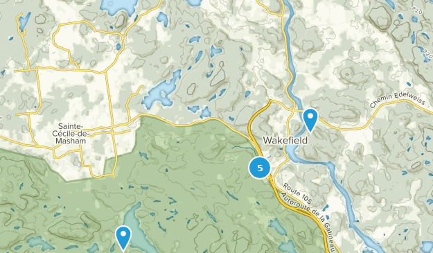 La Pêche, Quebec Map