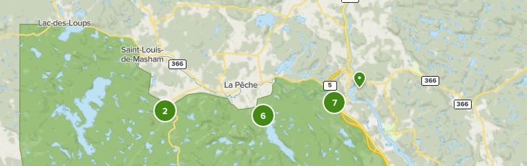 La Peche Quebec Map Best 10 Trails And Hikes In La Pêche | Alltrails