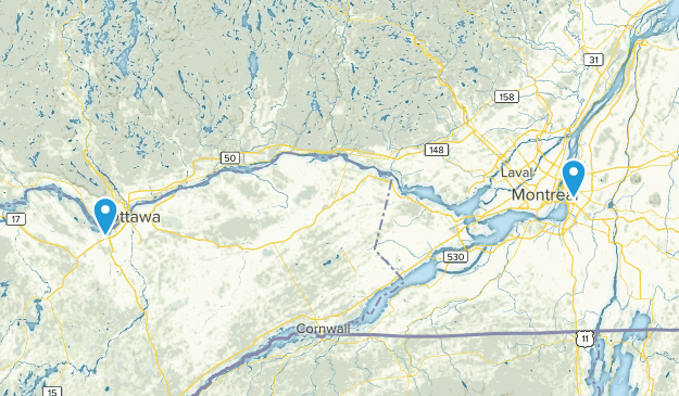La Seigneurie, Quebec Map