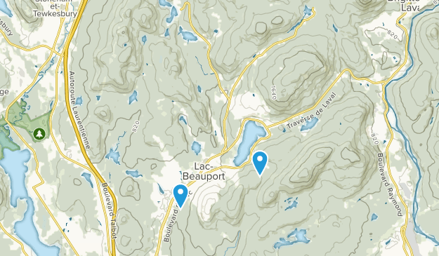 Lac-Beauport, Quebec Map