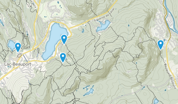 Lac-Beauport, Québec Map