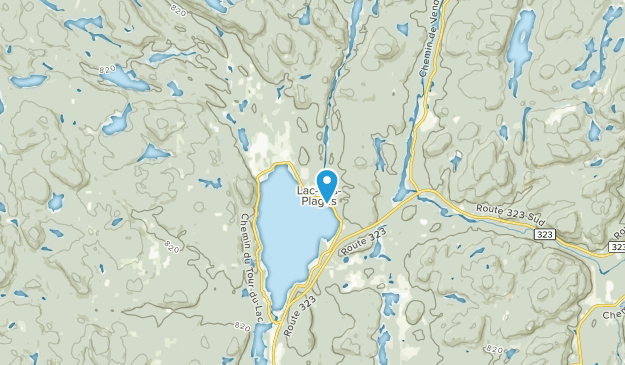 Lac-des-Plages, Quebec Map