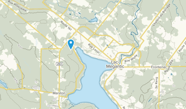 Lac-Megantic, Quebec Map