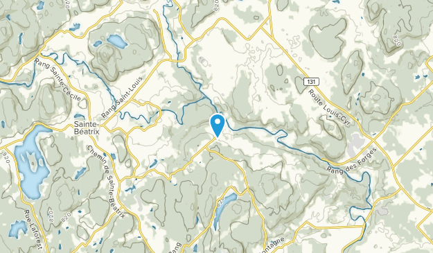 Lac-Rocher, Quebec Map