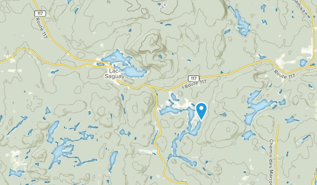 Lac-Saguay, Québec Map