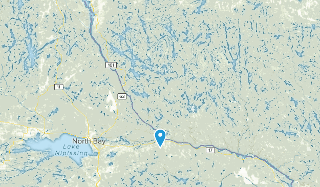 Les Lacs-Du-Témiscamingue, Québec Map