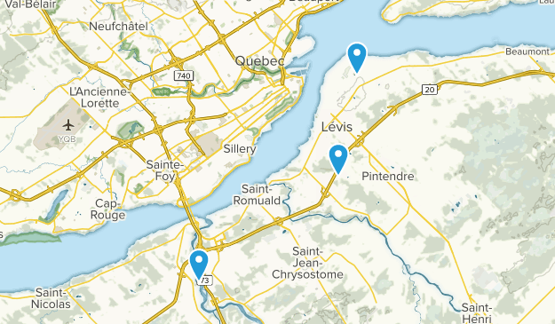 Levis, Quebec Map