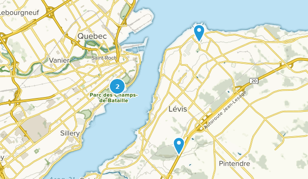 Levis, Québec Map