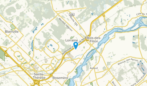 Lorraine, Quebec Map