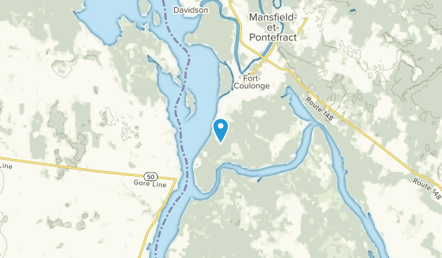 Mansfield-Et-Pontefract, Quebec Map