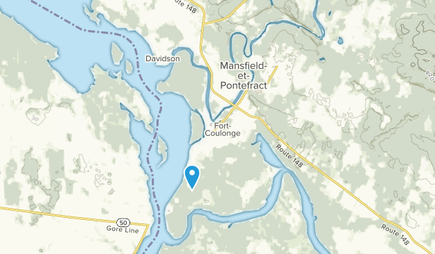 Mansfield-Et-Pontefract, Québec Map