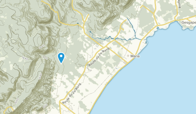 Maria, Quebec Map
