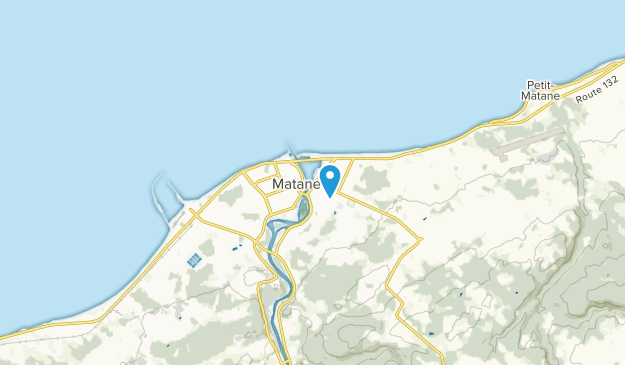 Matane, Quebec Map