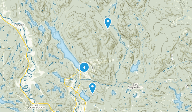 Mont-Tremblant, Quebec Map