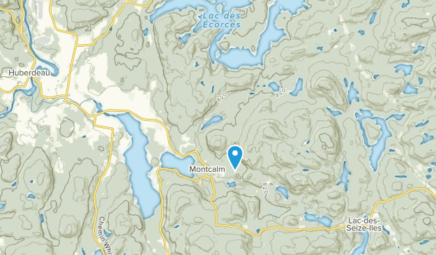 Montcalm, Quebec Map