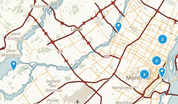 Montréal, Quebec Map