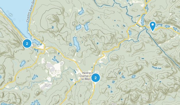 Notre-Dame-de-la-Merci, Quebec Map