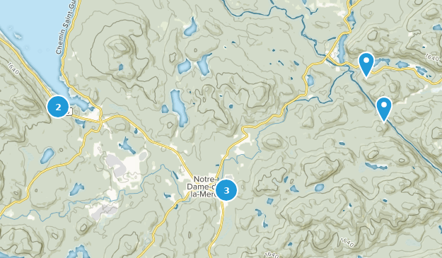 Notre-Dame-de-la-Merci, Québec Map