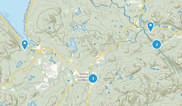 Notre-Dame-de-la-Merci, Québec Map