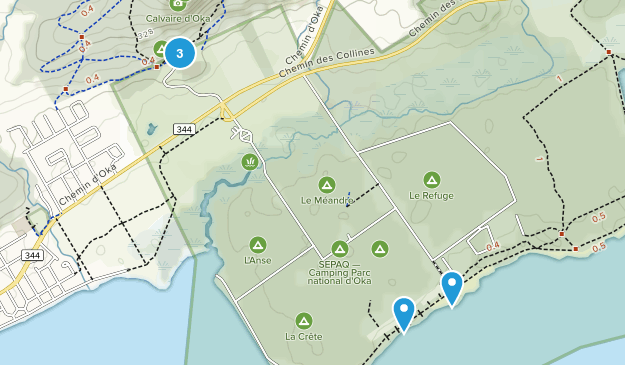 Oka, Quebec Map