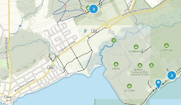 Oka, Québec Map