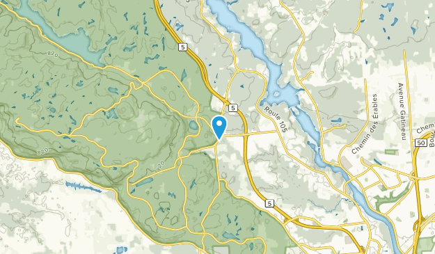 Old Chelsea, Quebec Map