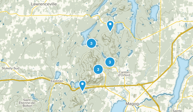 Orford, Quebec Map