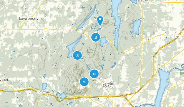 Orford, Québec Map