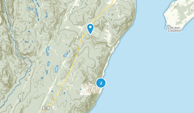 Petite-Riviere-Saint-Francois, Québec Map