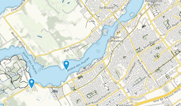 Pierrefonds, Quebec Map