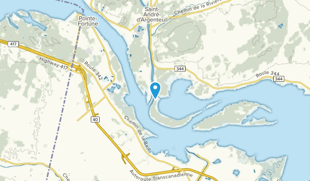 Pointe-au-Sable, Quebec Map