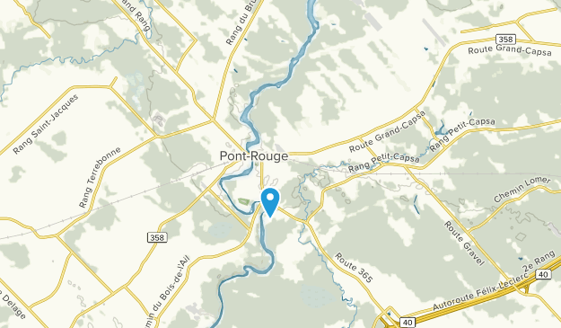 Pont-Rouge, Quebec Map