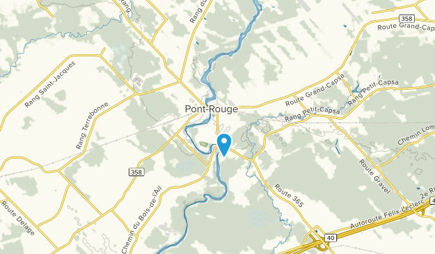 Pont-Rouge, Quebec Map