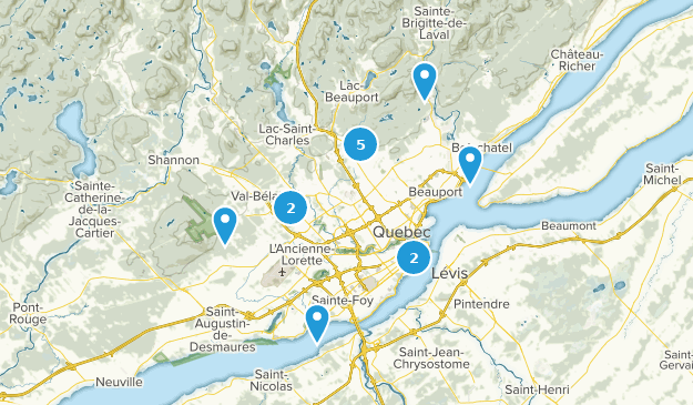 Québec, Québec Map