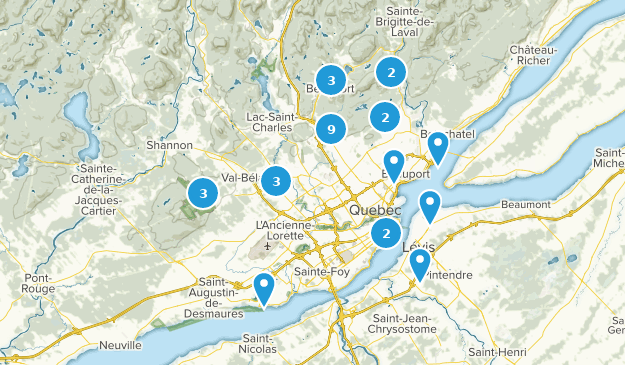 Quebec City, Quebec Map
