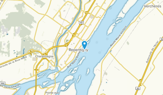 Repentigny, Quebec Map