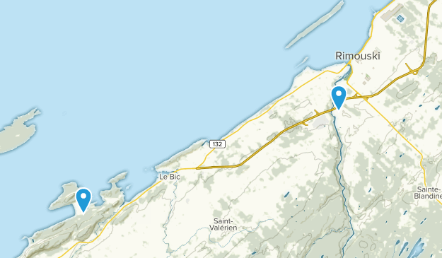 Rimouski, Quebec Map