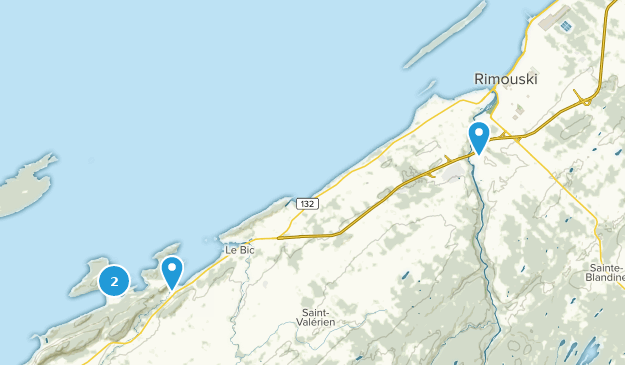 Rimouski, Québec Map