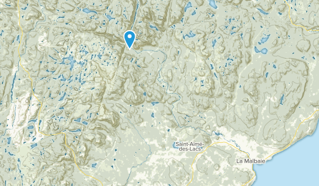 Saint-Aime-des-Lacs, Quebec Map